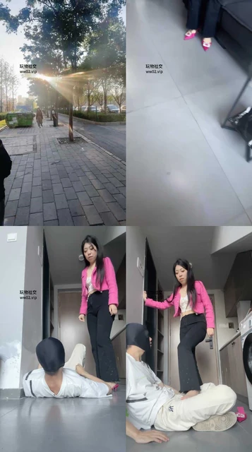 【狗哥】开发白领S高跟踢裆踩踏