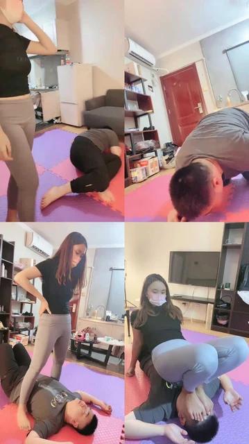 【小劳拉】瑜伽女神腿绞窒息专场