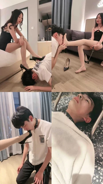 【尤物】长腿S-狗链遛奶狗/耳光/高跟踩/插嘴/圣水