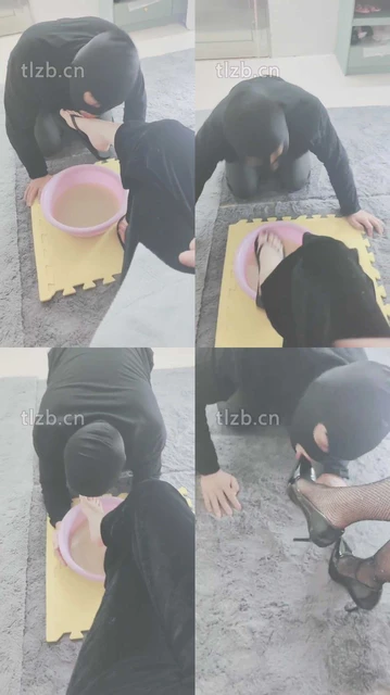 【云儿公主】圈养狗伺候主人沐足