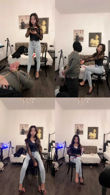 【珂儿大小姐】长腿模特S-无底线暴力虐打刑奴【上】