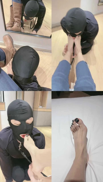 【尤黎】长靴S-骑马骑脖/镜前辱/原味白袜踩踏