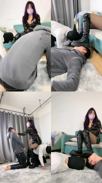 【肉肉】双奴-长靴踩踏/人体座椅/转胯揪耳朵
