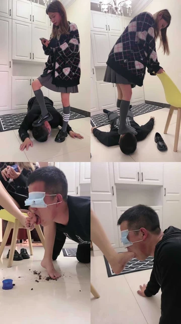 【樱木花椒】过膝袜小姐姐踩踏喂食