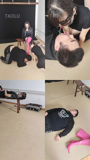 【北京冷大人】长靴羞辱情侣贱奴