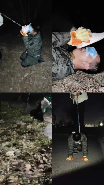 【辣姐】户外遛狗强迫舔鞋爬行【完整版】