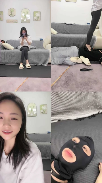 【安安sama】舔不好脚就要抽打踩踏/袜子塞嘴/骑马