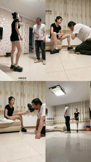 【173s】踢踹，口水，吃烟灰