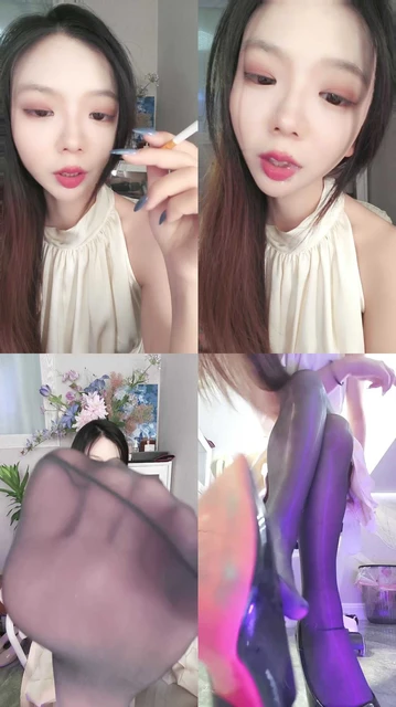 【梨柚冰】第一视角油亮黑丝口水盯榨圣水