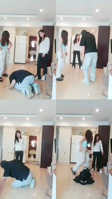 【沈阳素人开发】被两位素人疯狂殴打