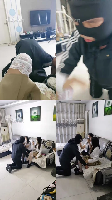 【尤尤子】黑白丝袜双煞-鞭打耳光踩踏【双视角版】