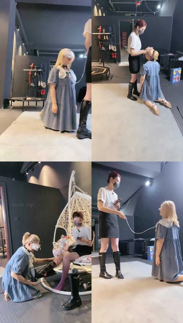 【冰诺】长靴踩/鞭打/关狗笼/当脚垫/伺候素人【完整版】