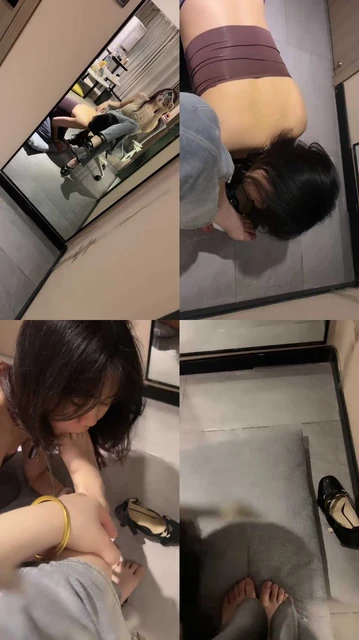 【橘子没熟】母畜-可爱女闺蜜羞涩舔jio