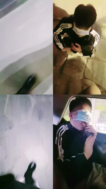 【冰沫老师】户外公开处刑跟踪狂