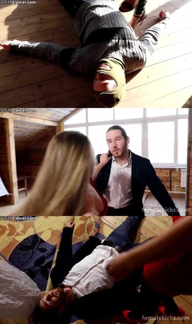 【欧美女王】被美女一刀宰了后踢打鞭尸！死了还要被臭丝袜脚踩脸拍照！