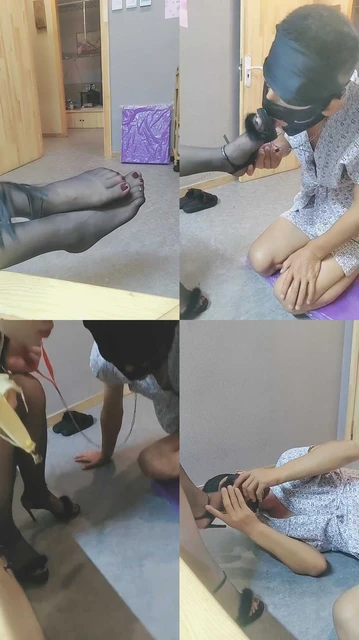 【绿健姑娘】素人技师S-高跟踩狗舌/重度虐打踢踹