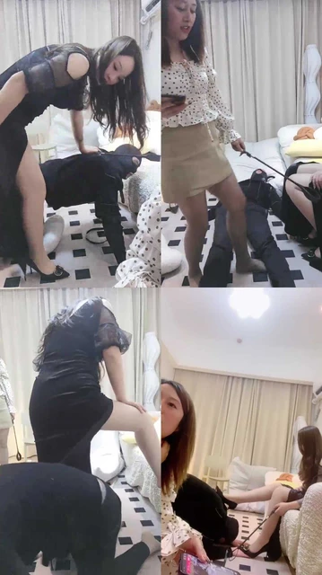 【婉婷】双S-高跟脚下犯贱狗【双视角版】