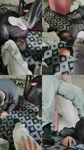 【文文文】桌底视角-做学生双S的脚下奴【上】