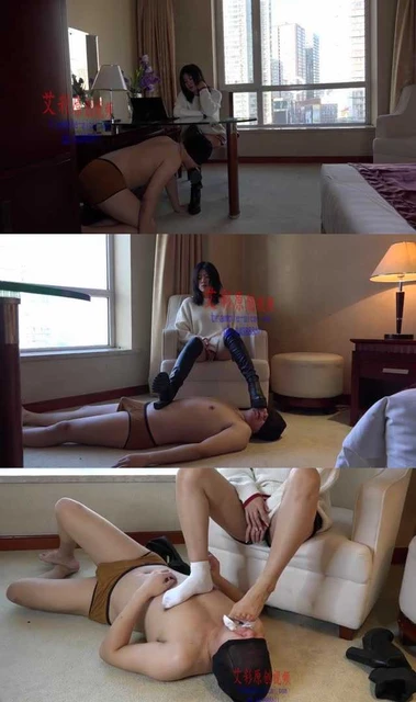 【小妮女主】小默主人原味棉袜+户外长靴调教！