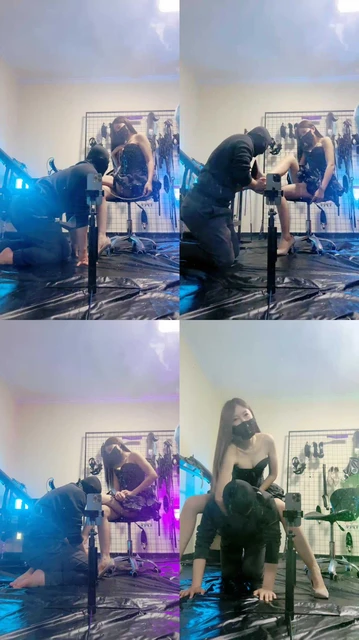 【夏梦】性感S-高跟踩/裸足捂嘴/藤条抽/囚禁狗笼【完整版】