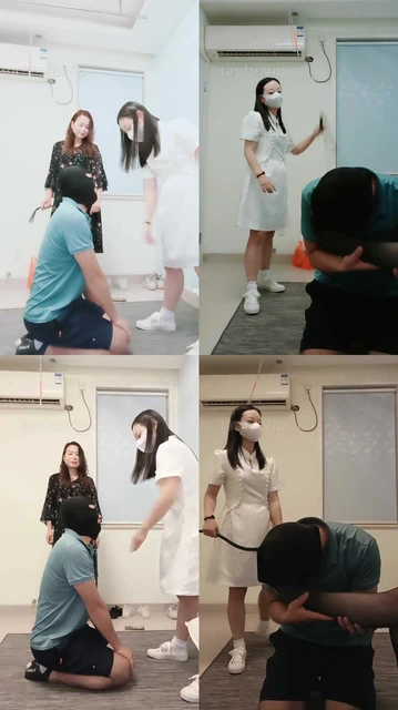 【安静大大】母女双S-狂抽耳光/闻舔原味脚/鞭打 （双视角）