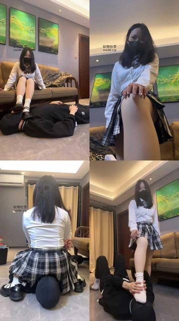 【狗哥】JK皮鞋白袜踩/掐脖窒息