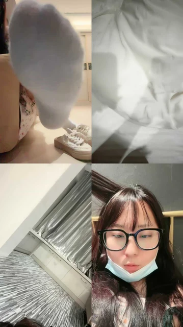 【婷婷S】内裤套头/小白鞋白袜恋足舔/袜子塞嘴