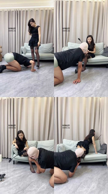 【吴恩】黑丝高跟踩虐/鞭打/骑马/中指鄙视