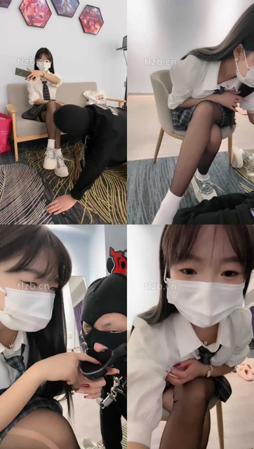 【珂儿大小姐】JK学院风-黑丝白袜气味辱