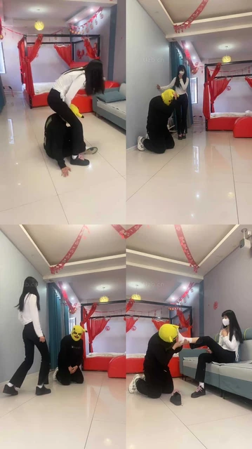 【精神小妹】跆拳道妹妹真人靶训练【续集】