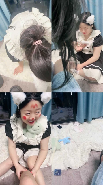 【小凤梨】涂鸦羞辱狗闺蜜/卫生巾贴嘴巴