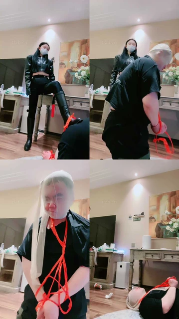 【古筝少女】超严厉-虐猥琐男-捆绑长靴踩虐重度sp/赏赐圣水