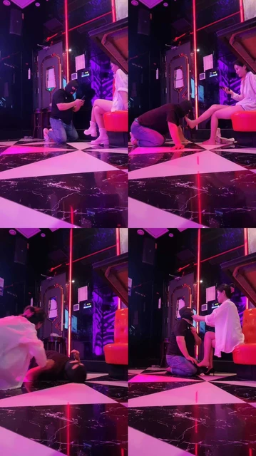 【孤傲女帝】KTv开发陪酒小妹-舔鞋/重度踢踹/高跟踩踏