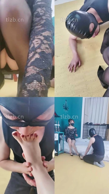 【魔鬼天使】御姐范-黑丝高跟诱惑舔