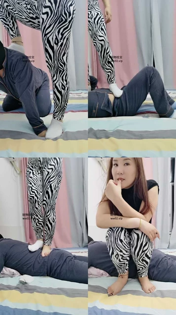 【李老师】短白袜踩虐地毯奴