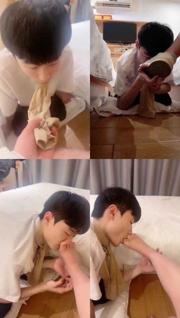 【方叶】脚插嘴/吮吸脚趾缝/闻jio舔鞋