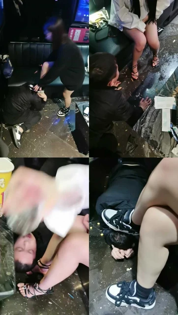 【文文文文】KTV-群调-暴力虐打犯错狗