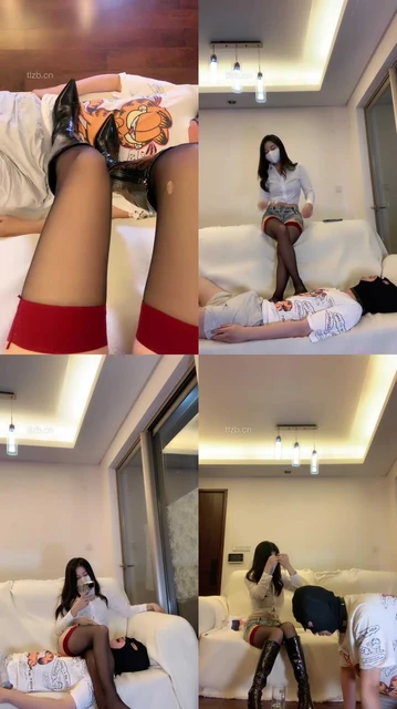 【宝爷】长靴黑丝全体重踩踏-跳踩-骑马-虐乳