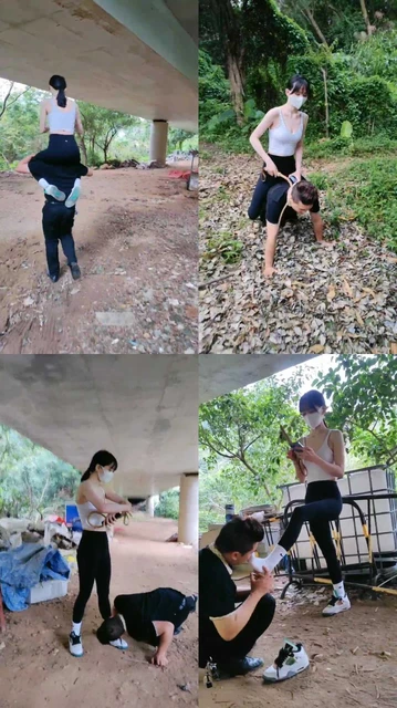 【暴力美学】户外犬化训练-骑马爬行/骑脖子/提档