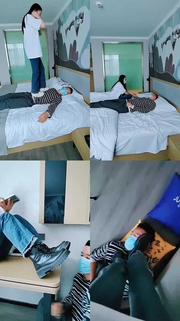 【开发素人】艺校女神首调-踩踏/居高临下舔鞋/踩狗爪