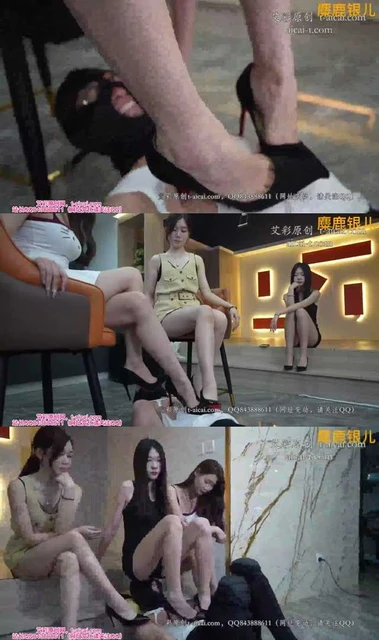 【银儿】超级三美女10厘米高跟踩乳疼到抽搐
