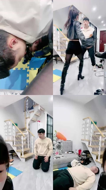 【兔兔大人】长靴全体重踩踏/提档耳光暴力