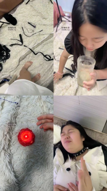 【白兔】滴蜡吃烟灰/磕头求虐