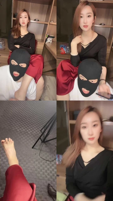 【尤野】御姐范裸足玩脚垫狗