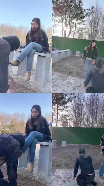 【宸宸】双S强迫狗舔脏鞋底/吃泥土【双视角版】