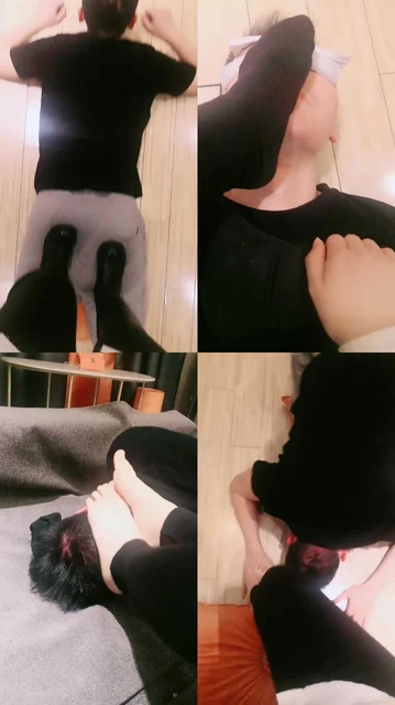 【甜音】长靴全体重踩踏/恋足跪舔