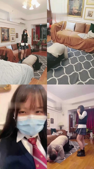 【礼礼大人】JK靴子暴打刑奴【双视角】