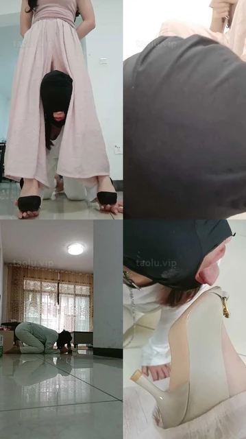 【爱可呀】卑微学姐跪求升水/舔高跟喂食