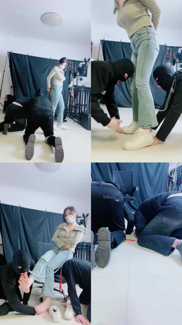 【甜心教主】空军一号-白袜暴力虐双奴