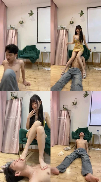 【煎饼狗子】高跟踩踏深喉